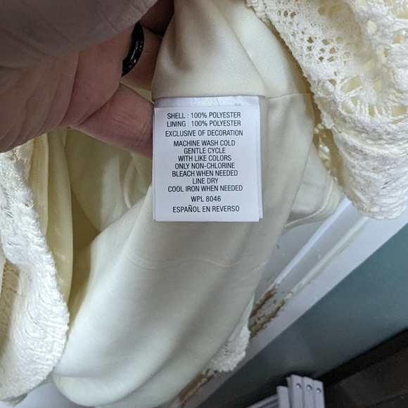 Charter Club Lace Fit and Flair Dress Sz L - Picture 11 of 11